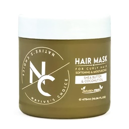 نيتيفز تشويس حمام كريم - Native’s Choice Hair Mask (Shea butter, 475ml)