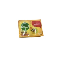 ديتول صابون مغذى - Dettol Soap Nourish 4Pcs (85g, Value Pack)