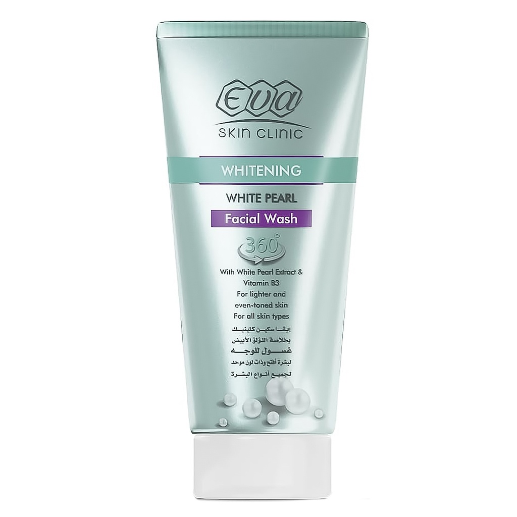 ايفا كلينيك غسول للوجه اللؤلؤ الابيض - Eva Clinic Facial Wash White Pearl