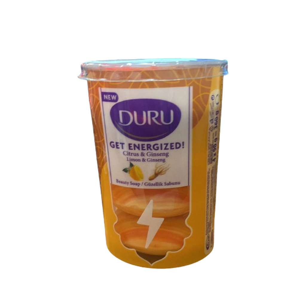 دورو صابون نهارك سعيد - Duru Soap Get Energized 4Pcs