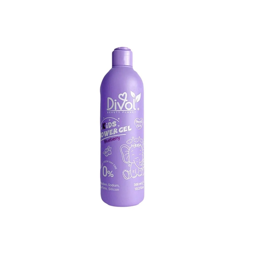 ديفول شاور توت اطفال - Divol Shower Blueberry Kids