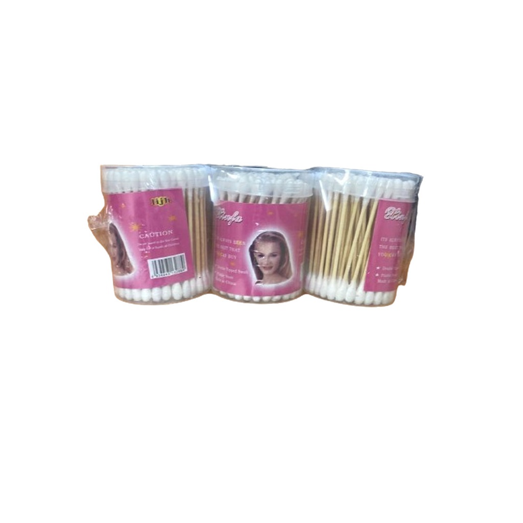 اكسينفا قطن عود خشب - Xinfa Cotton Swabs Wood 80Psc