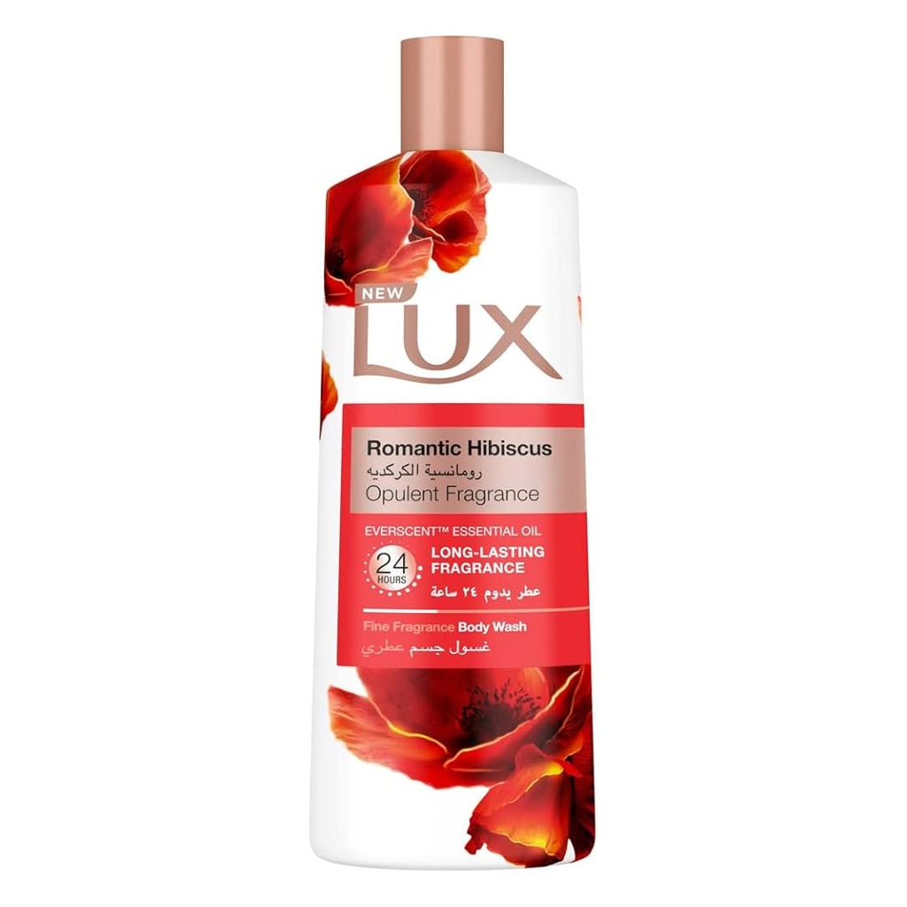 لوكس شاور رومانسية الكركدية - Lux Shower Romantic Hibiscus