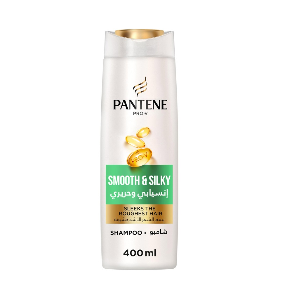 بانتين شامبو انسيابى و حريرى - Pantene Shampoo Smooth &amp; Silky