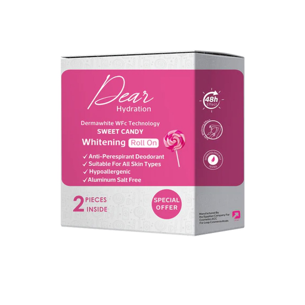 دير رول اون سويت كاندى 2قطعة عرض خاص - Dear Roll On Sweet Candy 2Pcs Special Offer