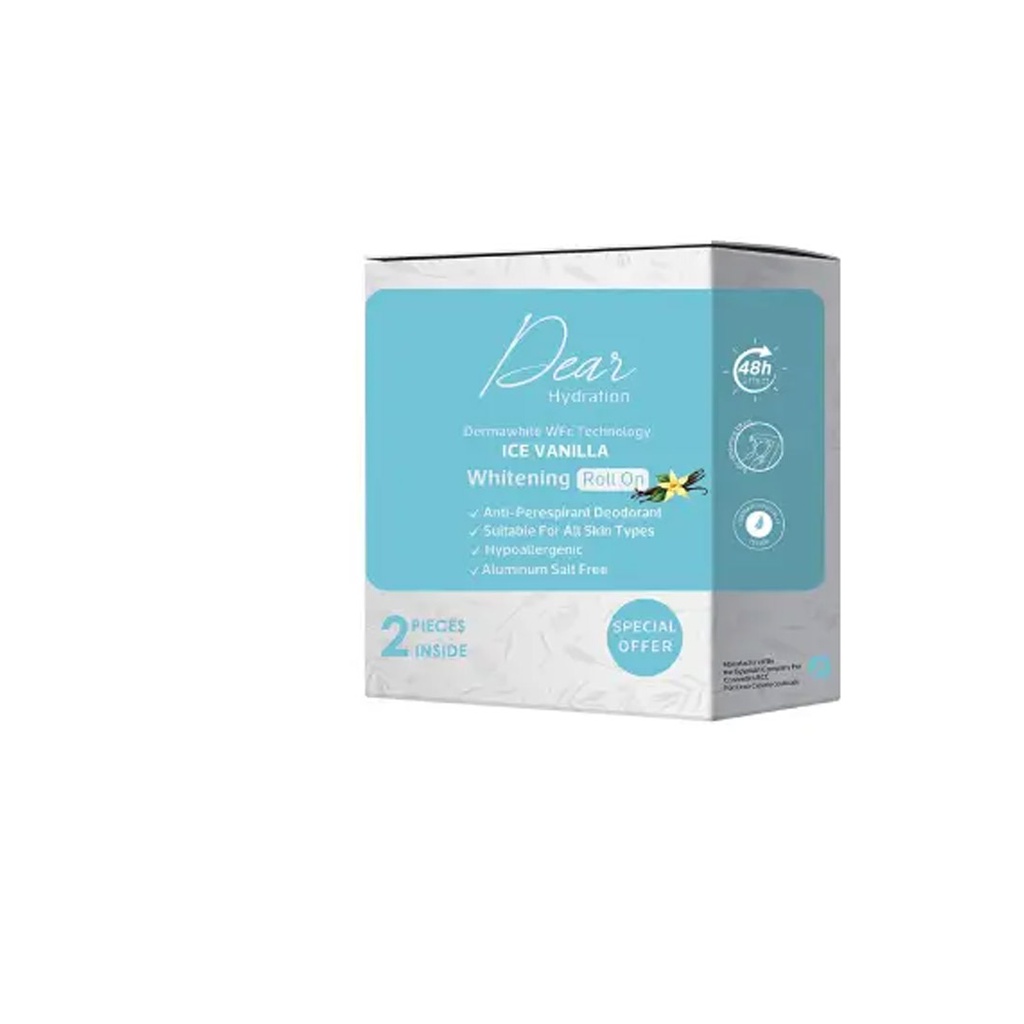 دير رول اون ايس فانيلا 2قطعة عرض خاص - Dear Roll On Ice Vanilla 2Pcs Special Offer