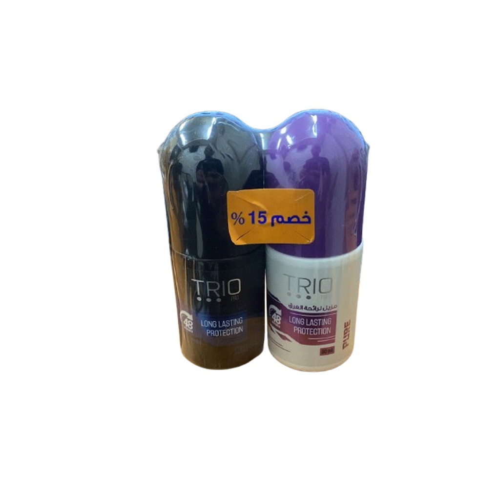 تريو رول اون 1+1 خصم 15% - Trio Roll On 1+1 Discount 15%