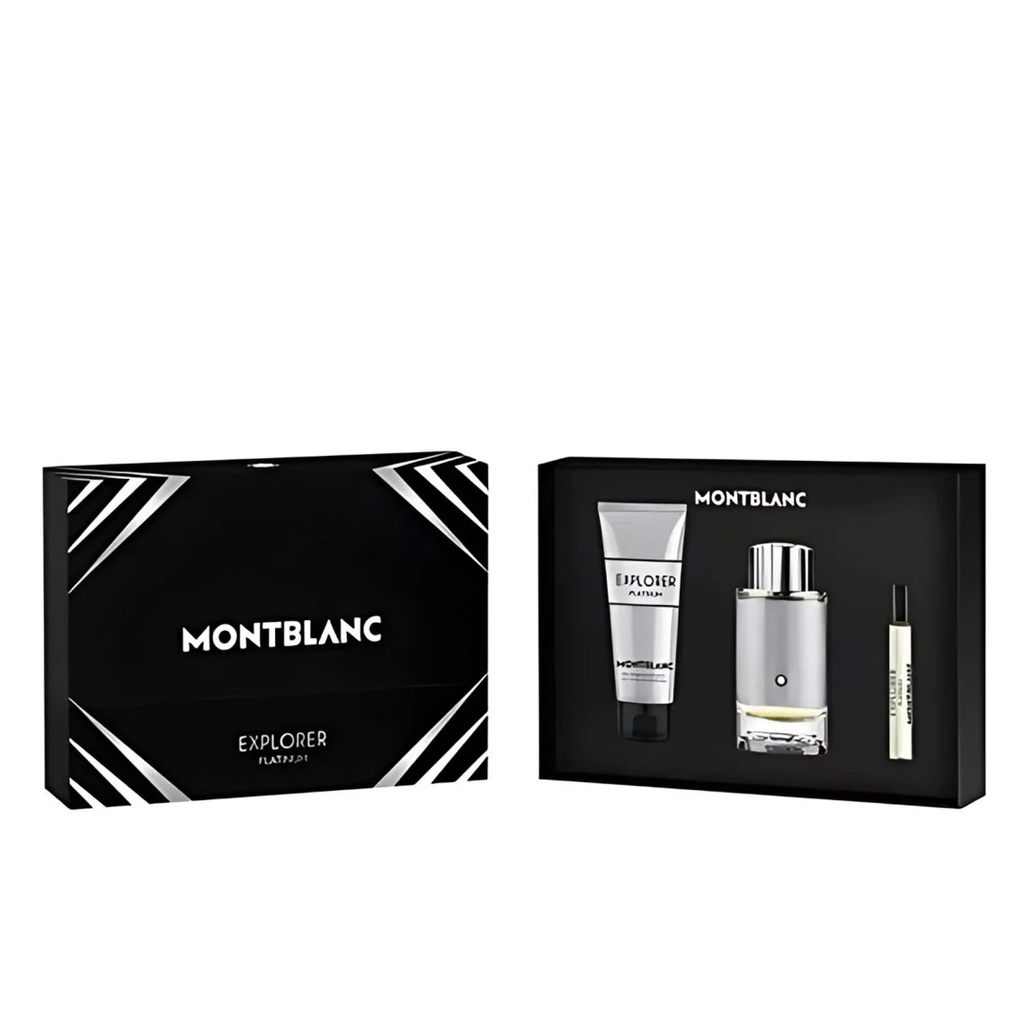 مونت بلانك اكسبلور بلاتنيوم طقم - Montblanc Explorer Platinum Set EDP-M