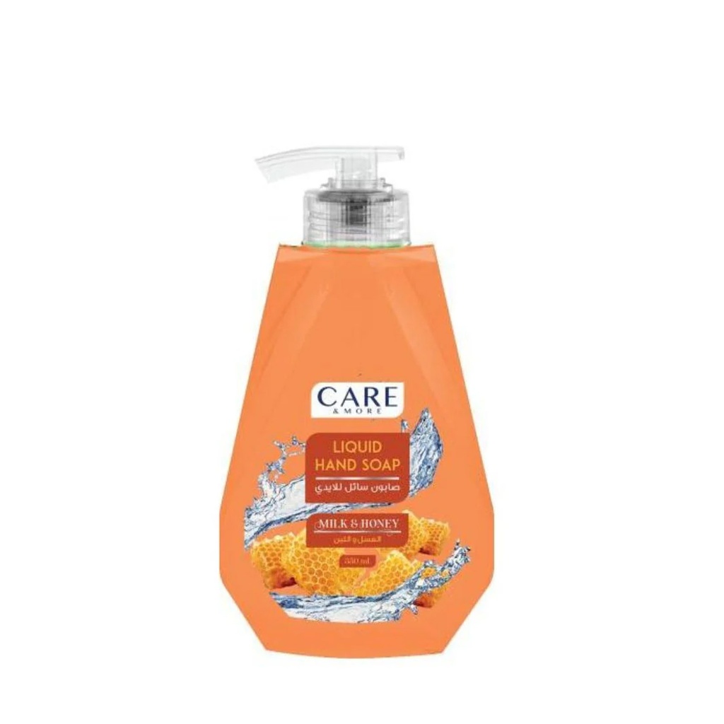 كير اند مور هاند ووش عسل&amp;لبن - Care &amp; More Hand Wash Milk&amp;Honey