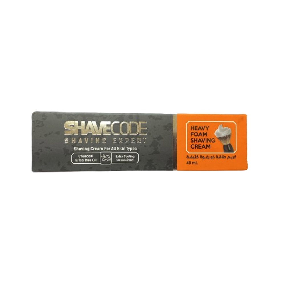شيف كود كريم حلاقة فحم - Shavecode Shaving Cream Charcoal