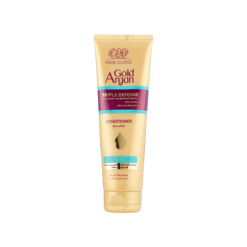 ايفا هير كلينيك جولد ارجان بلسم - Eva Hair Clinic Gold Argan Conditioner