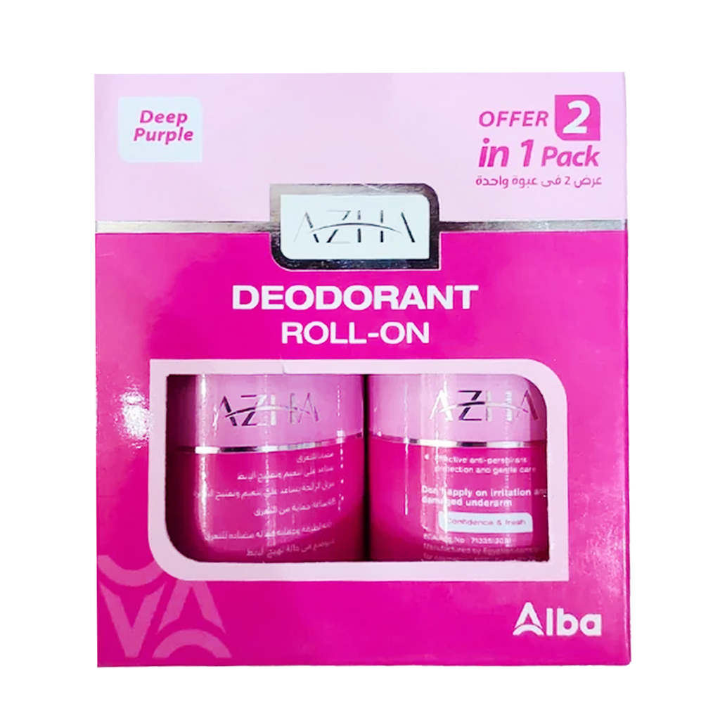 ازها رول اون عرض 2قطعة - Azha Roll On Offer 2Pcs