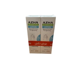 [6224010520486] ازها لتفتيح البشرة والمناطق الحساسه 2قطعة عرض خاص - Azha Lotion Whitening Body Sensitive areas 2Pcs Best Offer (100ml)