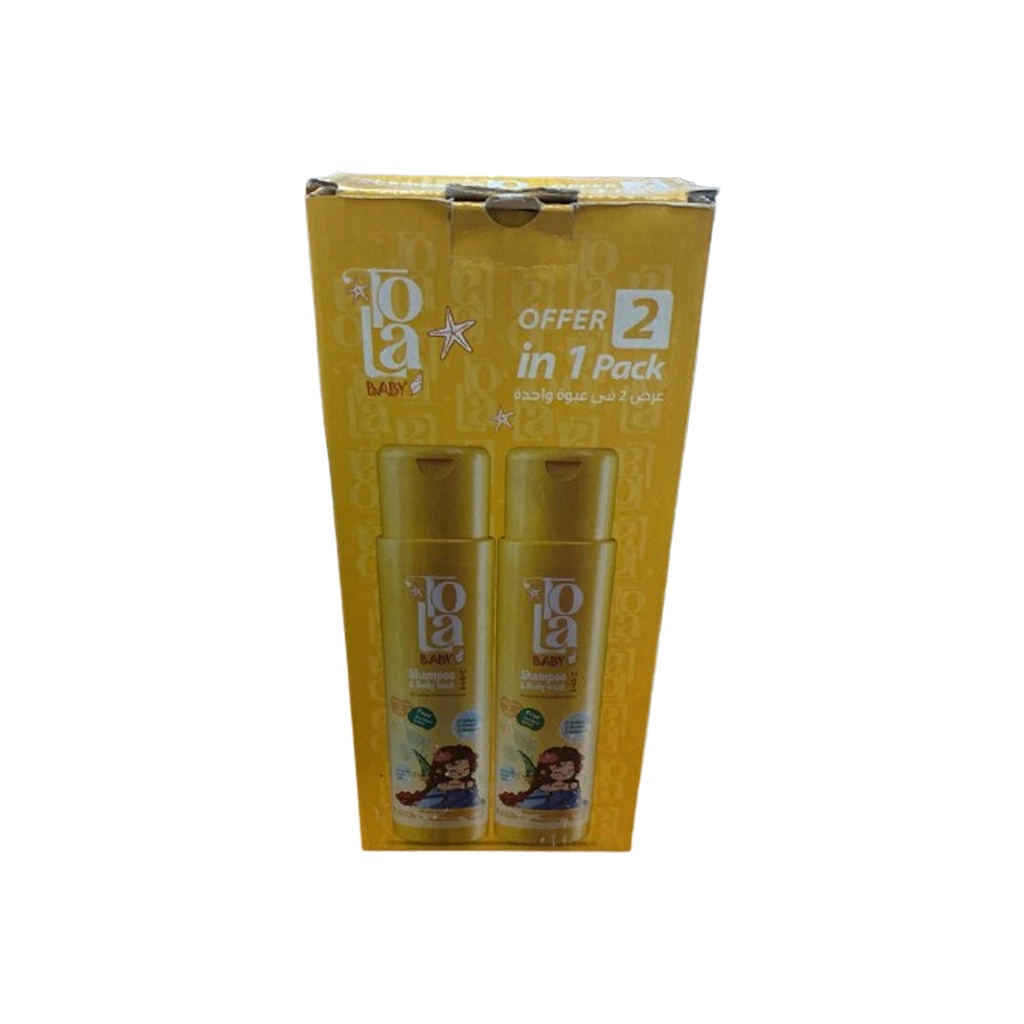 تولا شامبو&amp;شاور اطفال عرض 2قطعة - Tola Shampoo&amp;Wash Kids Offer 2Pcs