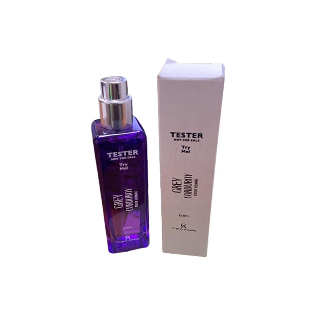كريس ادامس جراى كوردروى تستر - Chris Adams Grey Corduroy Tester EDP-M