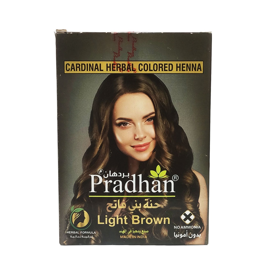 بردهان حناء بنى فاتح - Pradhan Henna Light Brown