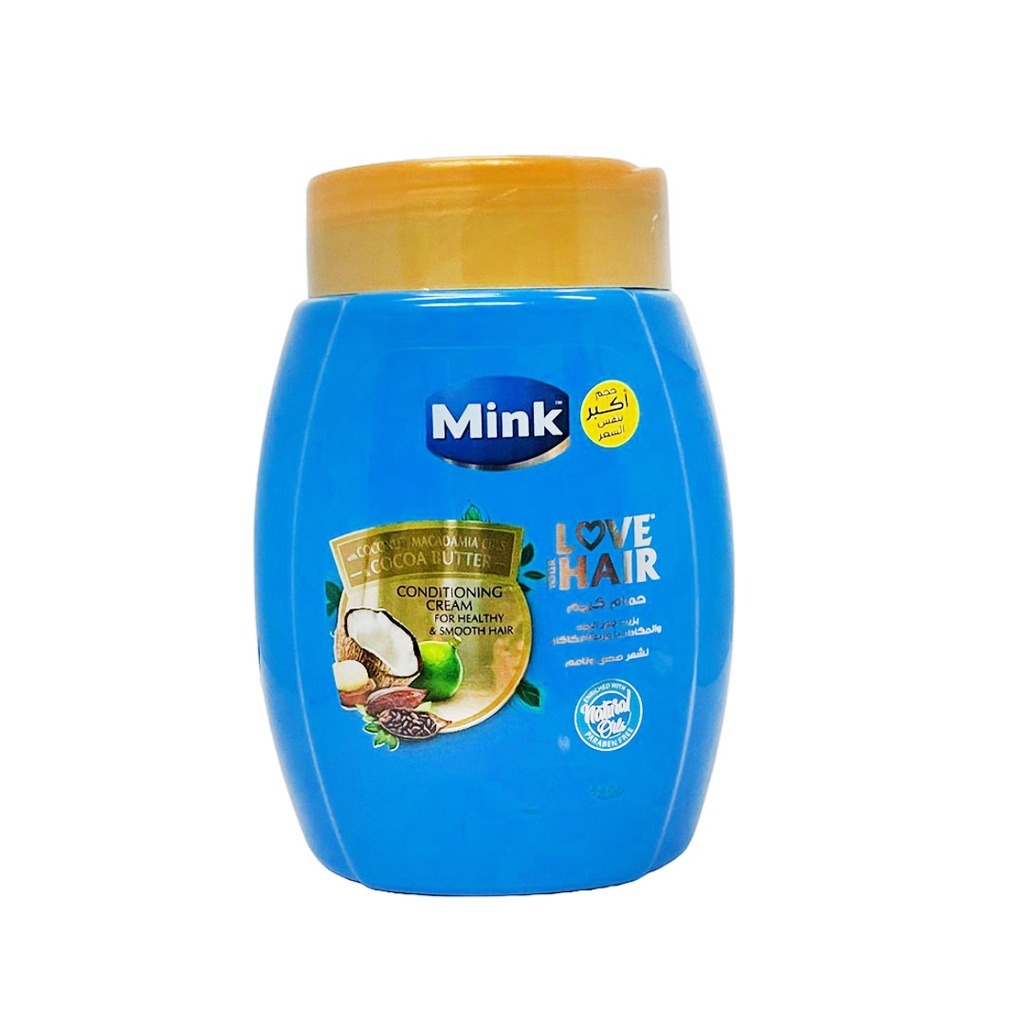 مينك حمام كريم جوز هند (حجم اكبر) - Mink Hair Mask Coconut