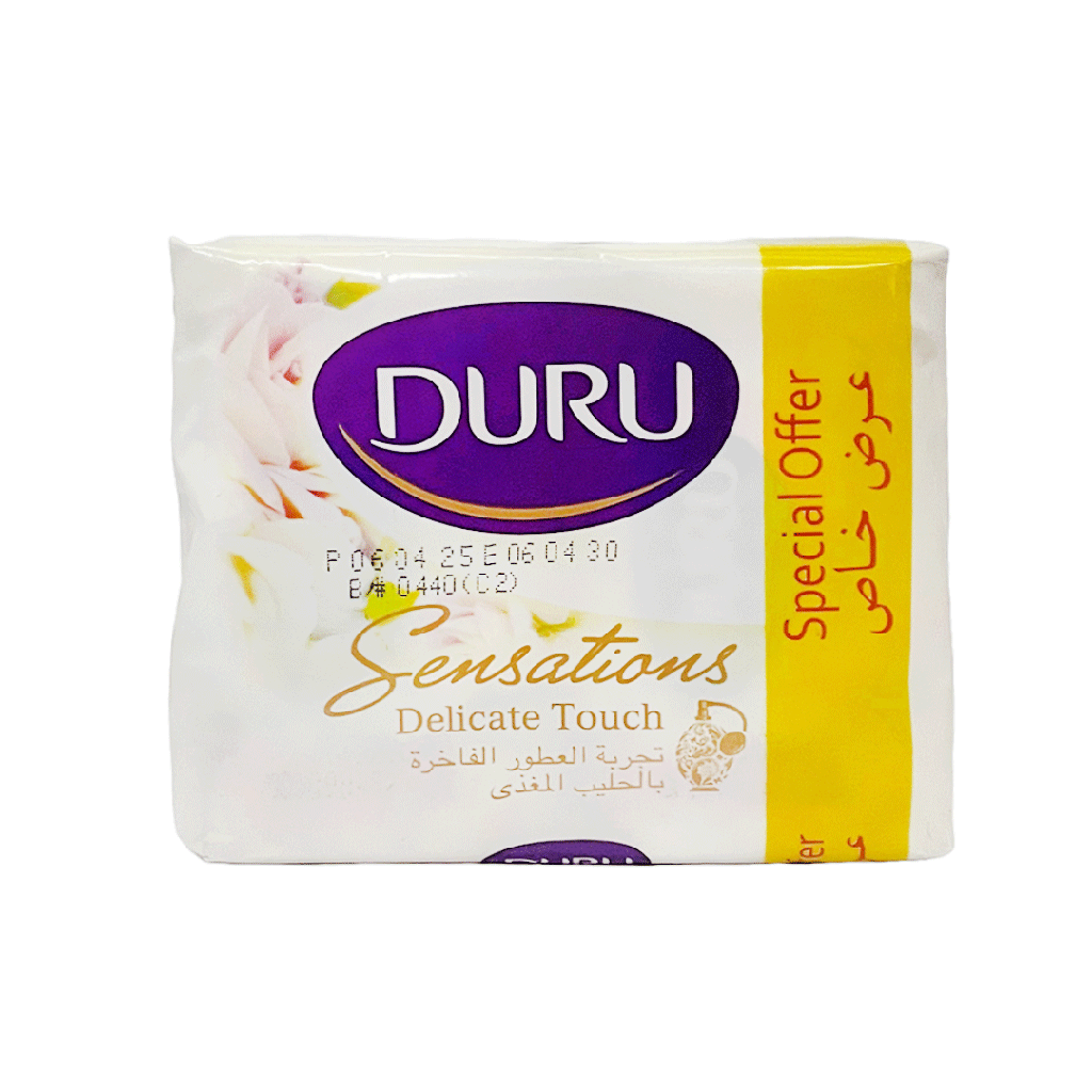 دورو صابون رقة الملمس - Duru Soap Delicate Touch 4Pcs