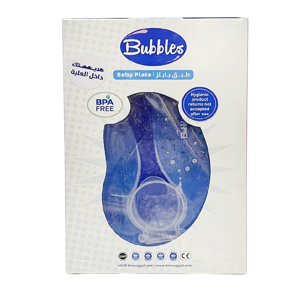 بابلز طبق + فرشاة اسنان - Bubbles Plate + Tooth brush