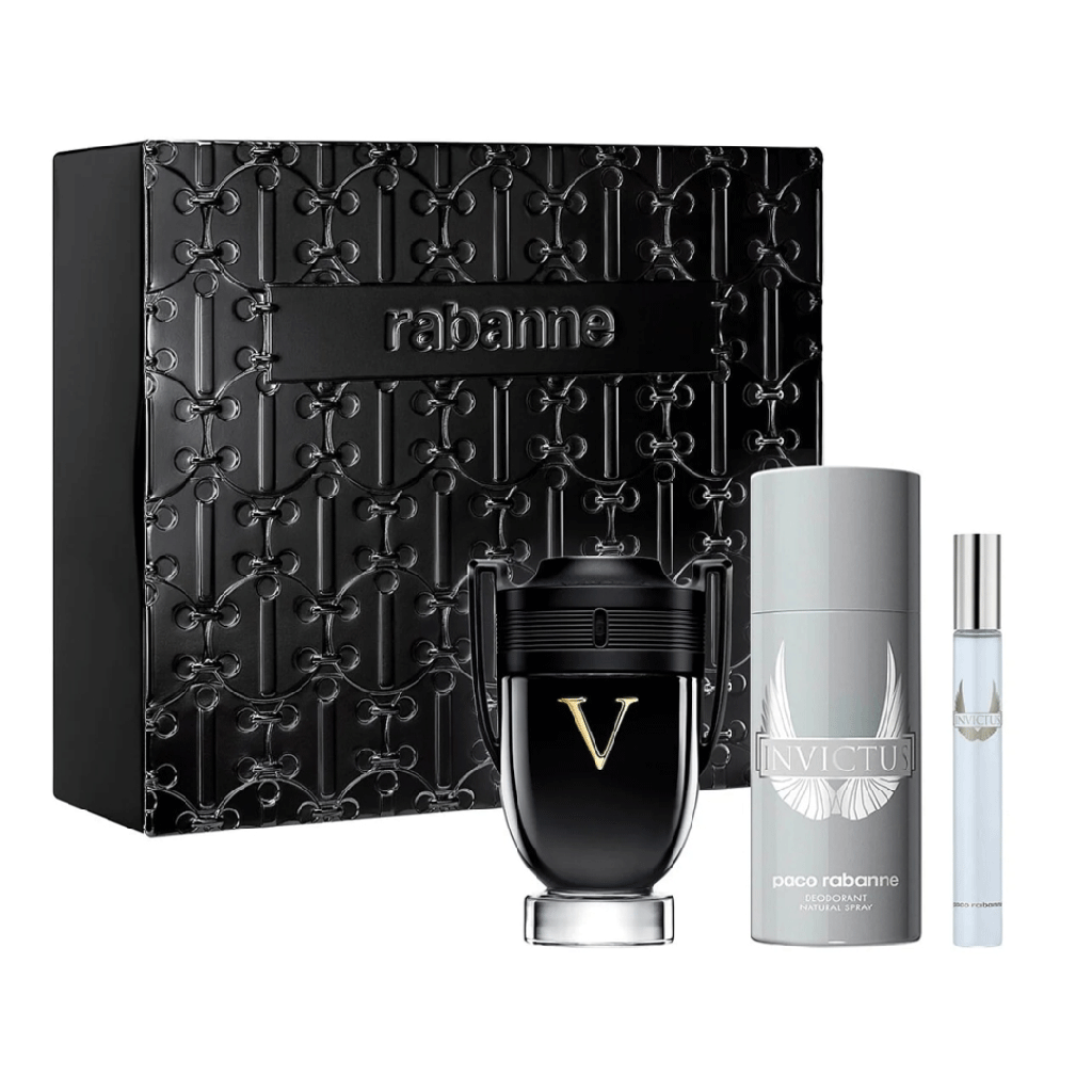 باكوربان انفيكتوس طقم - Paco Rabanne Invictus Victory Set EDP-M