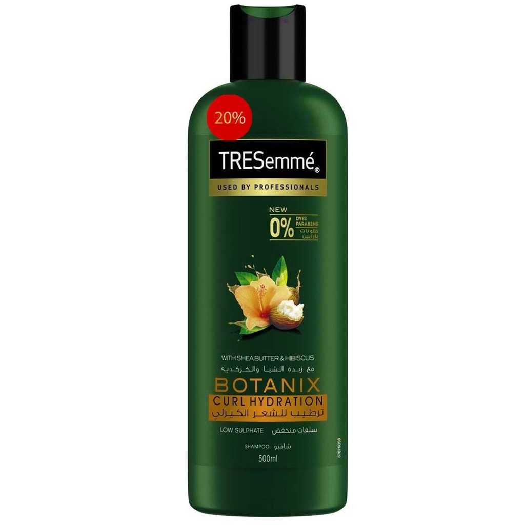 تريسمى شامبو بوتنيكس زبدة شيا و الكركديه خصم 20% - TRESemme Shampoo Botanix Shea Butter &amp; Hibiscus Offer 20%