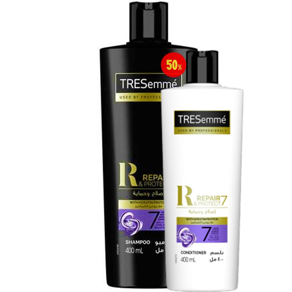تريسمى شامبو و بلسم بروتين الكيراتين خصم 50% - TRESemme Shampoo &amp; Conditioner Protein Keratin Offer 50%