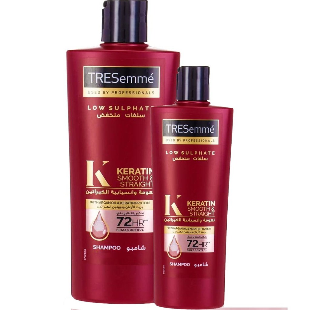 تريسمى شامبو ارجان و بروتين الكيراتين 1+1 - TRESemme Shampoo Argan Oil &amp; Protein Keratin 1+1