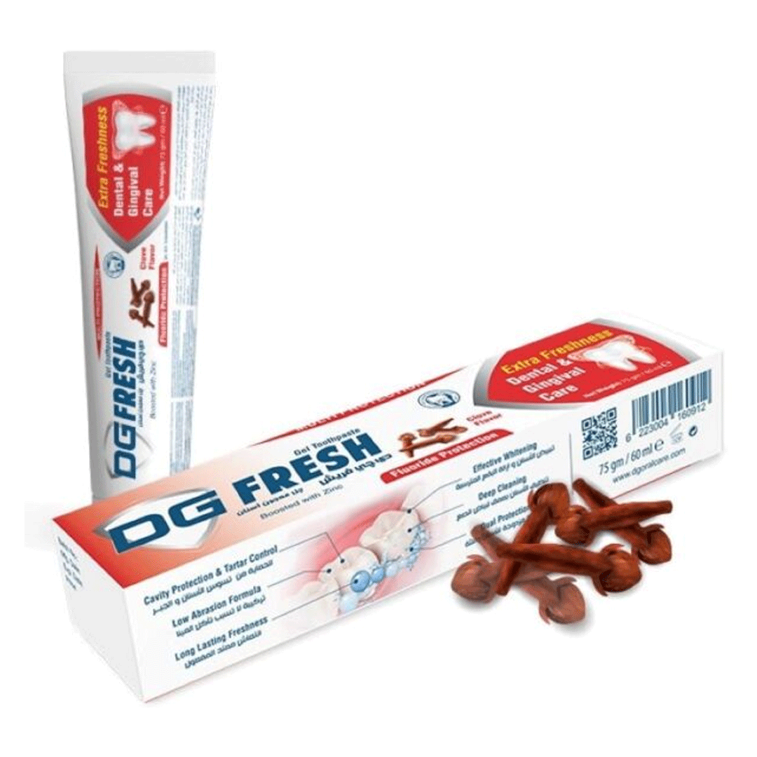 دى جى فريش معجون اسنان قرنفل - DG Fresh Toothpaste Clove