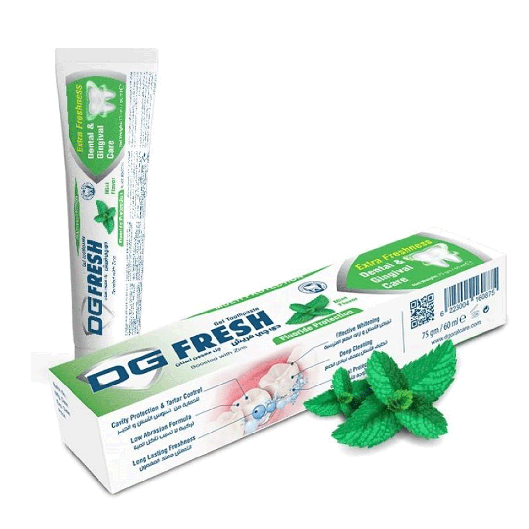 دى جى فريش معجون اسنان نعناع - DG Fresh Toothpaste Mint