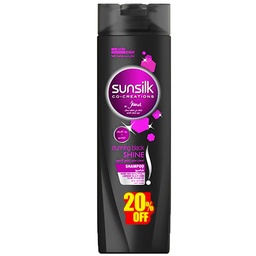 صانسيلك شامبو - Sunsilk Shampoo (شعر اسود, 180ml, خصم 20%)