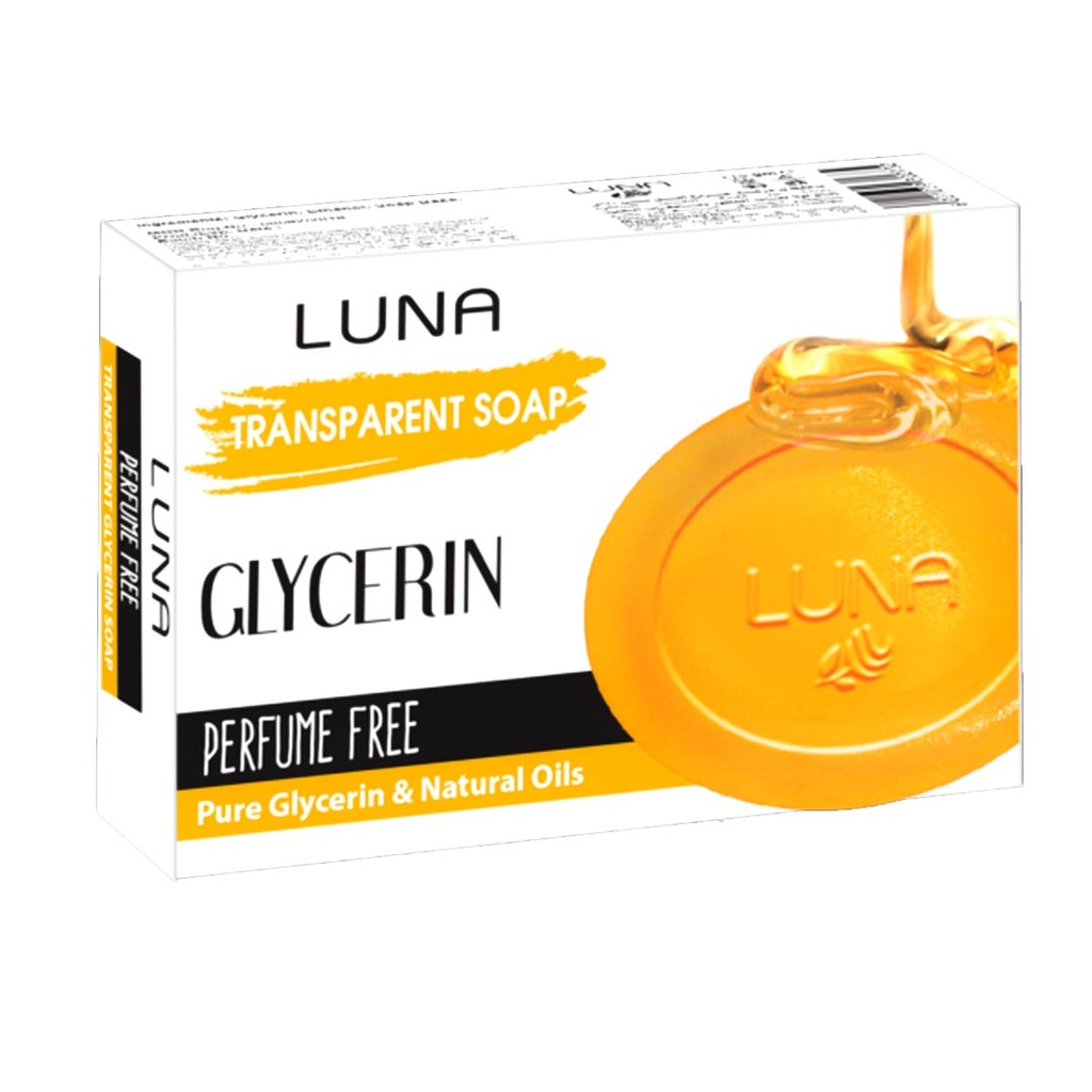 [6221039304042] لونا صابون جلسرين بدون رائحة - Luna Soap Glycerin Perfume Free (72 g)