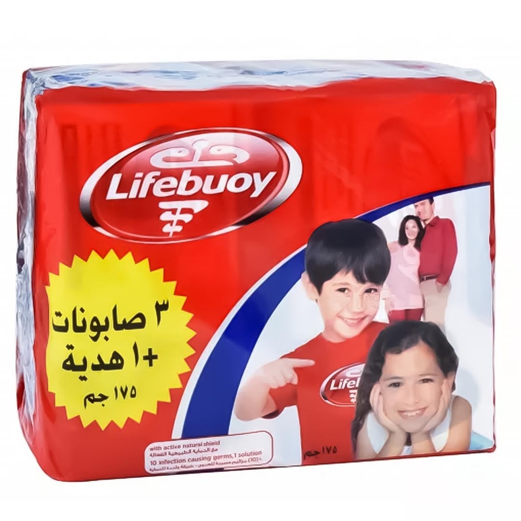 [6221155026576] لايف بوى صابون - LifeBuoy Soup (175g, Cool Fresh, 3+1)