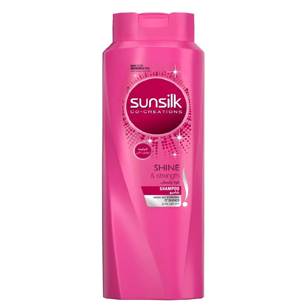[6221155059772] صانسيلك شامبو - Sunsilk Shampoo (600ml, Shine&Strength, without)