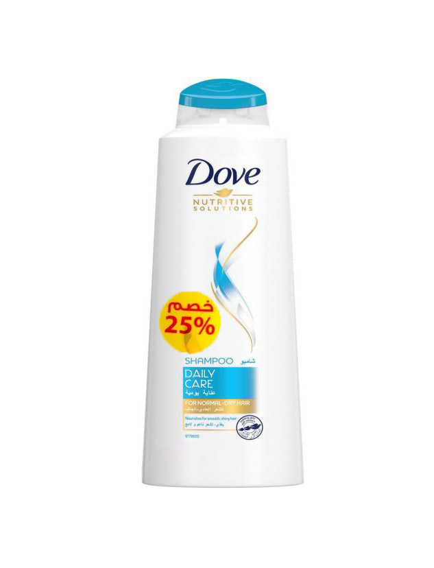 [6221155071446] دوف شامبو - Dove Shampoo (600ml, Daily Care, discount 25%)