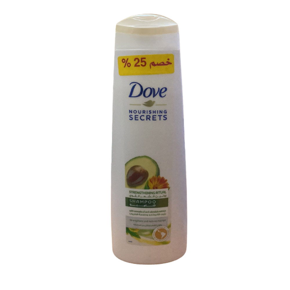 [6221155071620] دوف شامبو روتين الشعر القوى - Dove Shampoo Strngthening Ritual (400ml, discount 25%)