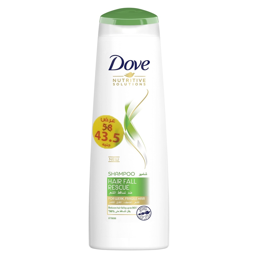 [6221155071682] دوف شامبو - Dove Shampoo (400ml, Anti Fall, Offer 43.5L.E)