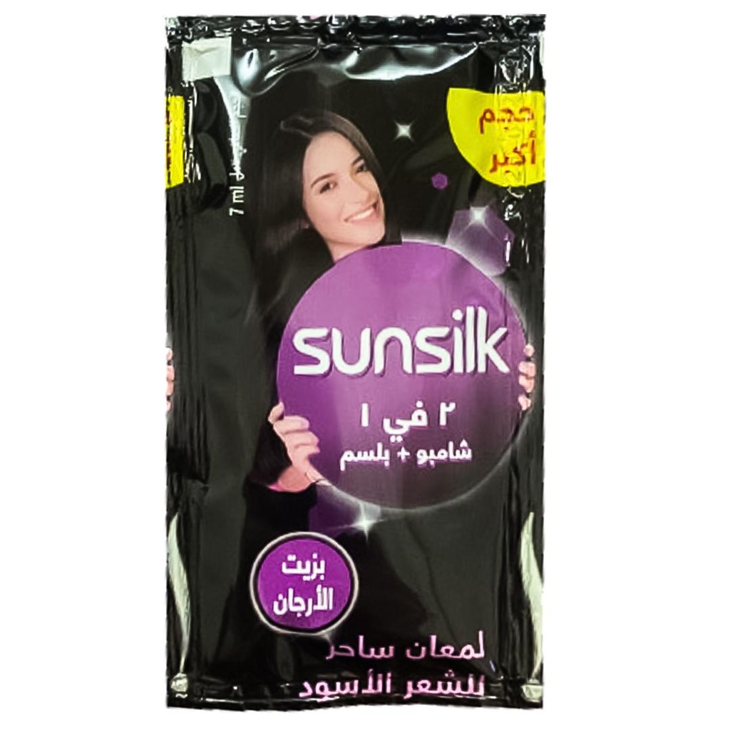 صانسيلك شامبو - Sunsilk Shampoo 7ml (7ml, Black Hair)