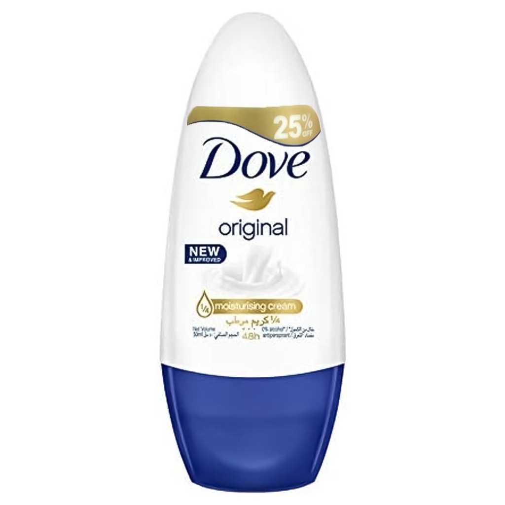 [6221155076557] دوف رول اون - Dove Roll On (Woman, 50ml, Original, discount 25%)