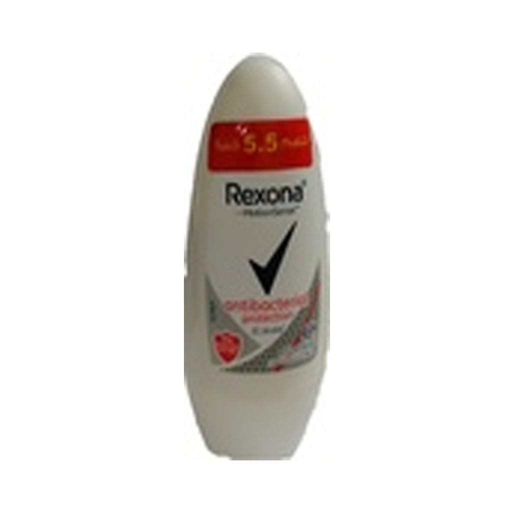 [6221155080813] ريكسونا رول اون - Rexona Roll On (Woman, 50ml, Antibacteril Protection, discount 5.5E.L)