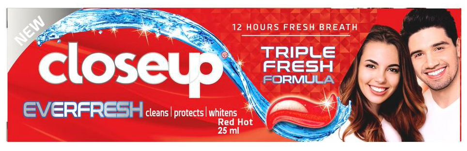 كلوس اب - Closeup 12Psc (Ever Fressh, 25ml, Red Hot, without)