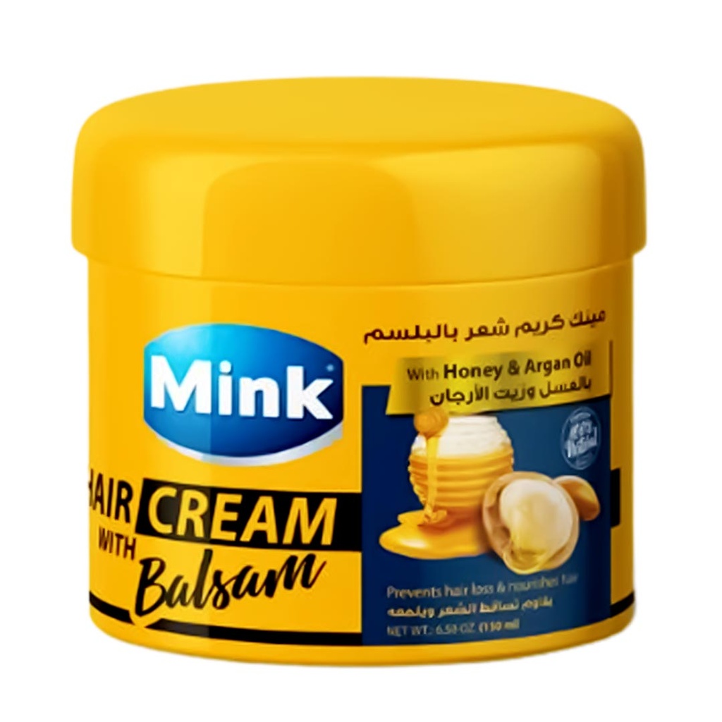 مينك كريم بلسم - Mink Cream Balsam (125ml, Honey&Argan, without)