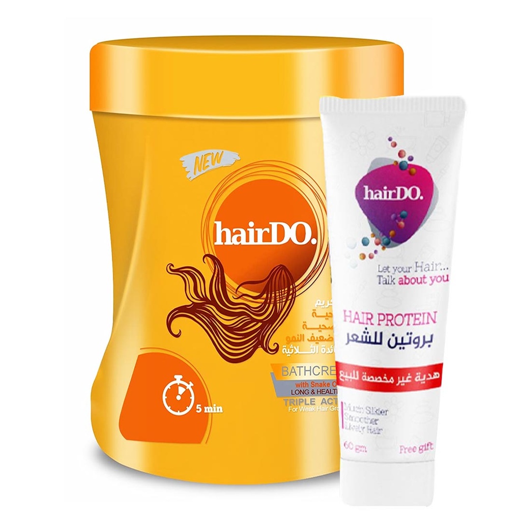 [6222019601779] هيردو حمام كريم - Hairdo Hair Mask (900g, Zait Alhaiya, +Protein)