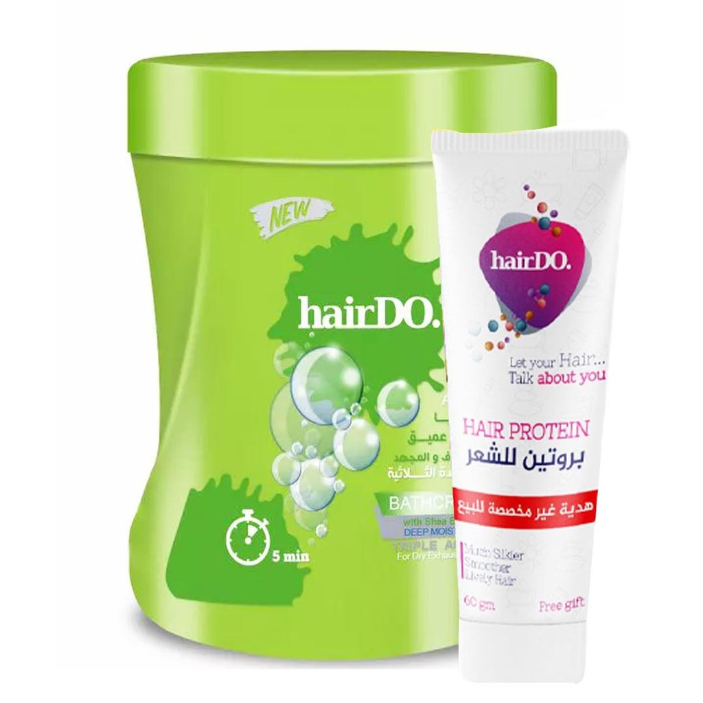 [6222019601809] هيردو حمام كريم - Hairdo Hair Mask (900g, Shea butter, +Protein)