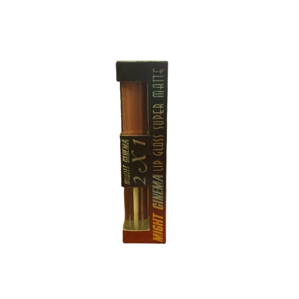 [6222045502057] مايت سينما روج 2×1 - Might Cinema Lip Gloss 2×1 (No:2611, 211)