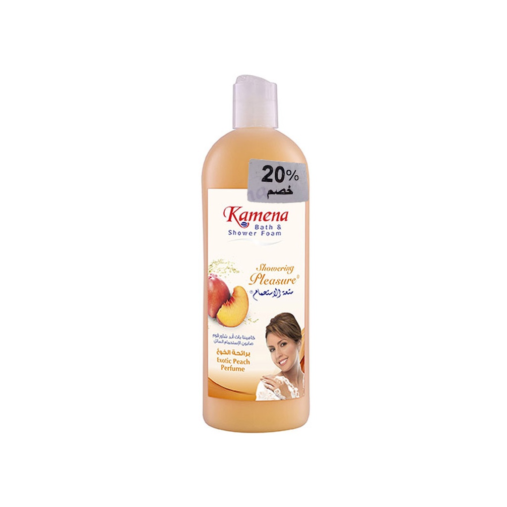 كامينا شاور خوخ خصم 20% - Kamena Shower Peach Discount 20% (750ml)