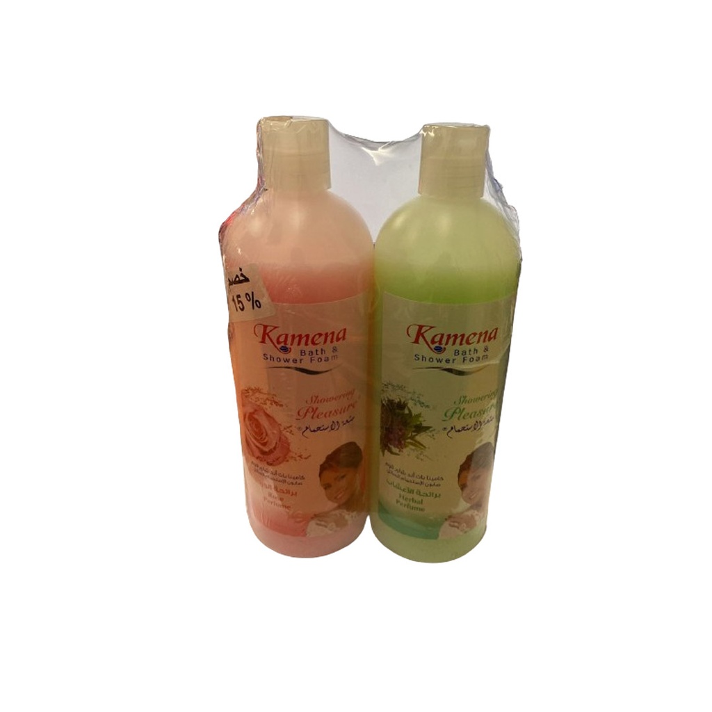 كامينا شاور اعشاب - Kamena Shower Herbal (750ml, +Shower 750ml Rose Discount 15%)