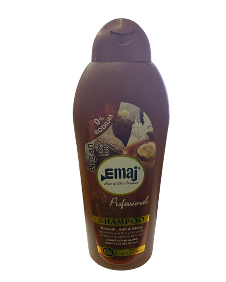 ايماج شامبو ارجان&زبدة شيا - Emaj Shampoo Argan&Shea Butter (900ml)