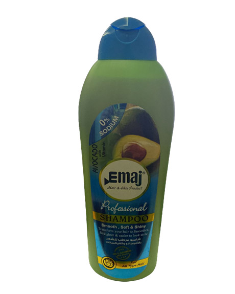 ايماج شامبو افوكادو&فيتامين اى - Emaj Shampoo Avocado&Vitamin E (900ml)