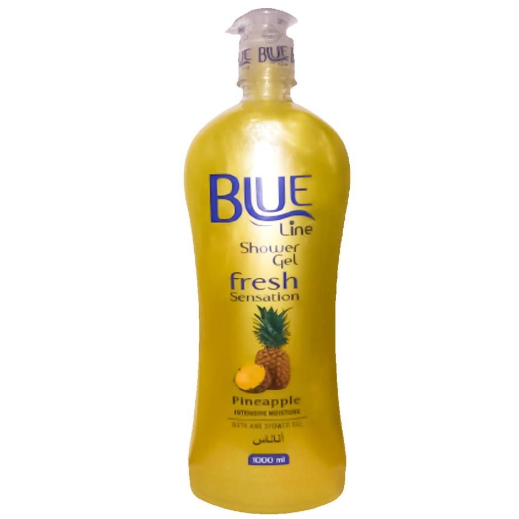 [6224000412081] بلو لاين شاور - Blue Line Shower (1L, Pineapple)