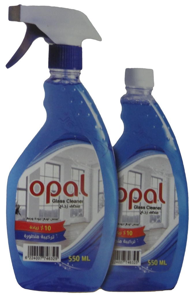 اوبال منظف زجاج - Opal Glass Cleaner (500ml×2, 10% Plus)